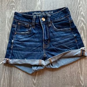 American Eagle high rise shortie size 00.